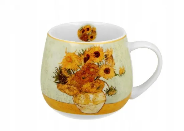 Duo Porcelánový hrnček Van Gogh Sunflowers 430 ml viacfarebný
