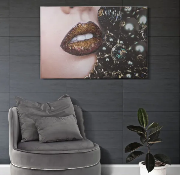 Mauro Ferretti Obraz Beautiful Lips 80x120 cm viacfarebný