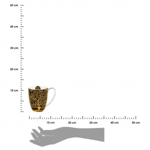 Duo Porcelánový hrnček Klimt Tree Of Life 350 ml viacfarebný