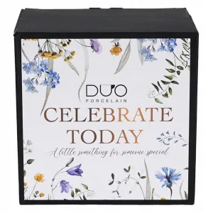 Duo Porcelánový hrnček MELODY 510 ml so sitkom biely/viacfarebný