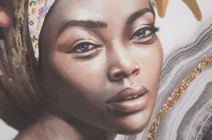 Mauro Ferretti Obraz Naomi A 100x100 cm vícebarevný