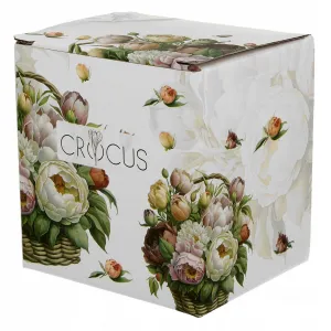 Duo Porcelánový hrnček PIWONIE 350 ml so sitkom viacfarebný