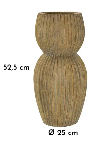 Mauro Ferretti Váza Breeze 25 cm zelená