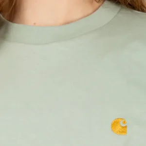 Carhartt WIP Short Sleeve Chase T-Shirt W "Frosted Green Gold" (I033045-2O2XX)