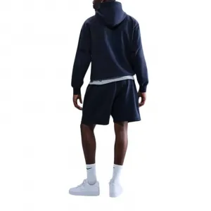 Nike Solo Swoosh French Terry Pullover Hoodie "Obsidian" (IB8749-451)