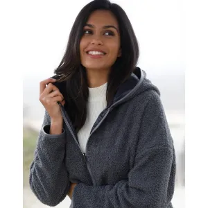 Obojstranná parka, buklé/metalická