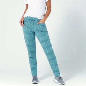 Melírované moltonové dlhé nohavice