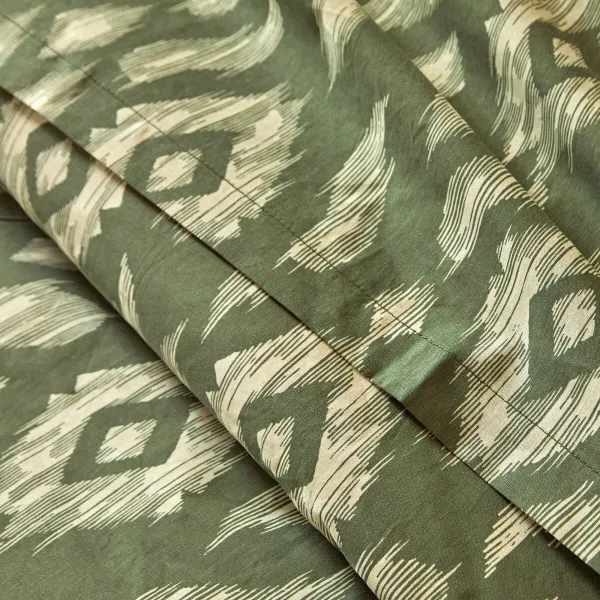 Dvojfarebná posteľná bielizeň Kilim s etno vzorom, bavlna
