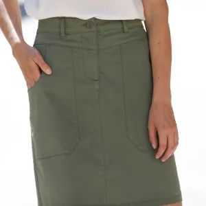 Rovná keprová sukňa