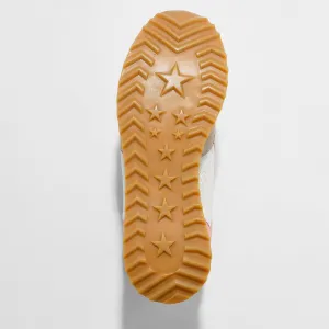 Kožené running sneakers na klinovej podrážke
