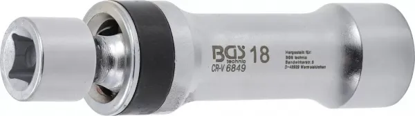 BGS Technics Kĺbová hlavica na zapaľovacie sviečky 18 mm – 3/8", dvanásťhran