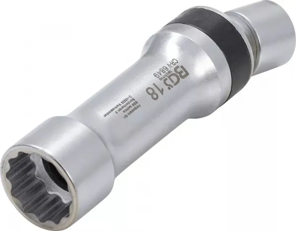 BGS Technics Kĺbová hlavica na zapaľovacie sviečky 18 mm – 3/8", dvanásťhran