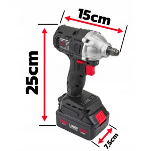 Akumulátorový rázový uťahovák 380Nm RTAKU0026