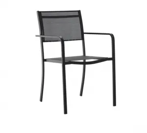 Elegantnékovovézáhradnékreslo-čierne68807