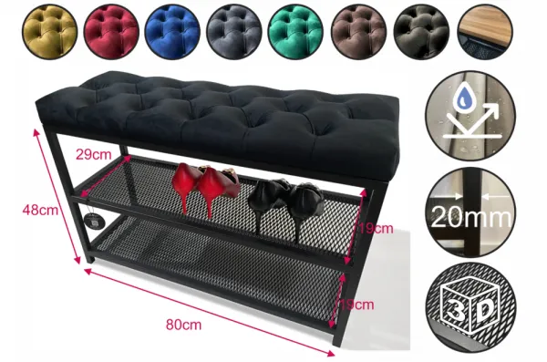 Loftoválavicanatopánkysčalúnenýmsedením80cm-viacfariebmodrá