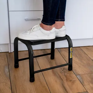Oceľovýschodíksnosnosťou150kg-čierny