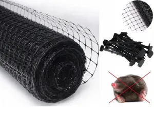 Extrapevnásieťprotikrtom33g/m²+100kolíkovzadarmoŠírka:2m|Dĺžka:200m