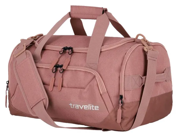 Športová taška Travelite Kick Off Duffle S Rosé