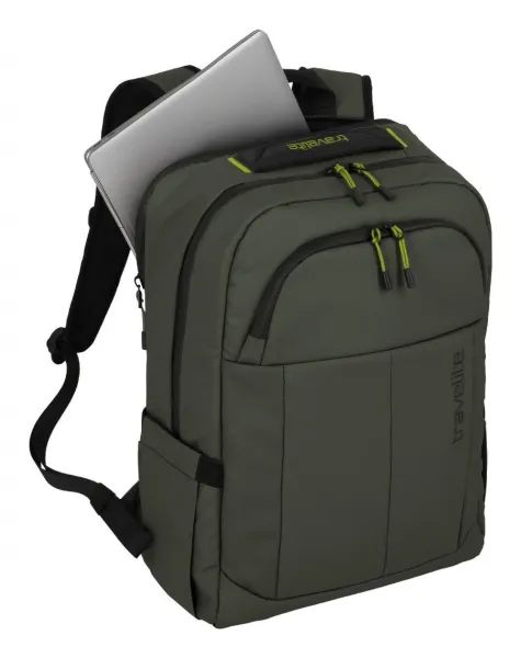 Batoh na notebook Travelite Briize Backpack M Khaki