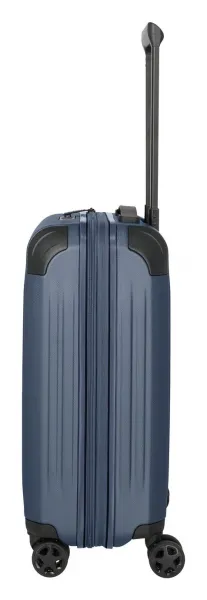 Malý škrupinový kufor Travelite Dynamiic S exp Denim blue