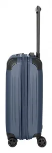 Malý škrupinový kufor Travelite Dynamiic S exp Denim blue