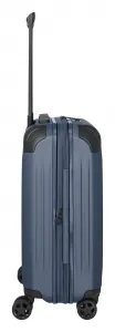 Malý škrupinový kufor Travelite Dynamiic S exp Denim blue