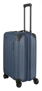 Malý škrupinový kufor Travelite Dynamiic S exp Denim blue