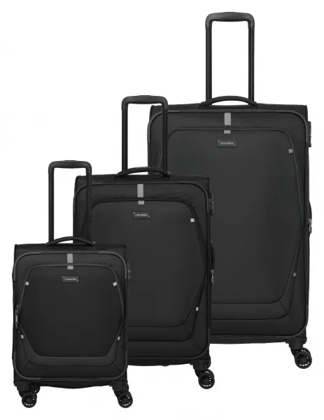 Sada cestovných kufrov Travelite Umbria S,M,L Black