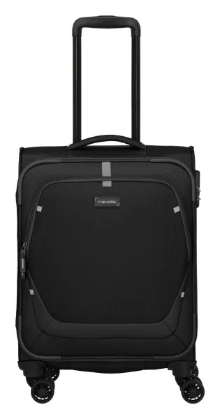 Malý textilný kufor Travelite Umbria S Black