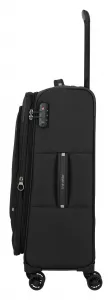 Stredný textilný kufor Travelite Umbria M Black