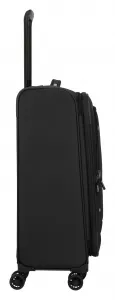 Stredný textilný kufor Travelite Umbria M Black