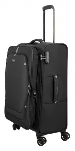 Stredný textilný kufor Travelite Umbria M Black