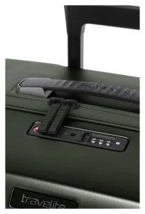 Veľký škrupinový kufor Travelite Millennium L Pine Green