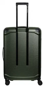Veľký škrupinový kufor Travelite Millennium L Pine Green