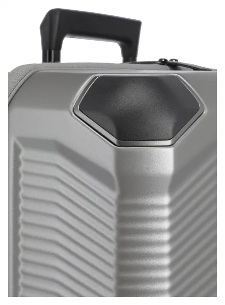 Veľký škrupinový kufor Travelite Millennium L Silver