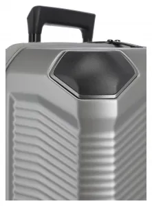 Veľký škrupinový kufor Travelite Millennium L Silver