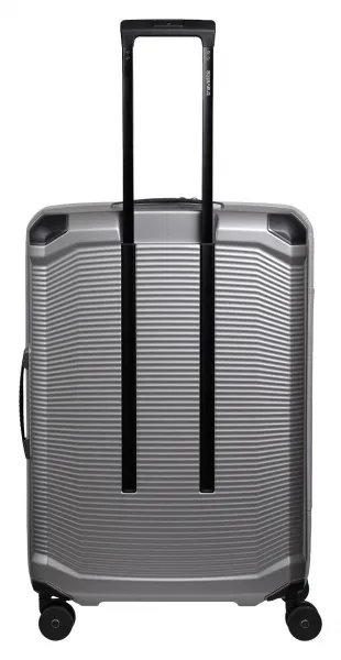 Veľký škrupinový kufor Travelite Millennium L Silver