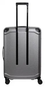 Veľký škrupinový kufor Travelite Millennium L Silver