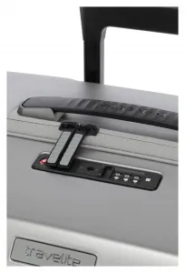 Malý škrupinový kufor Travelite Millennium S Silver