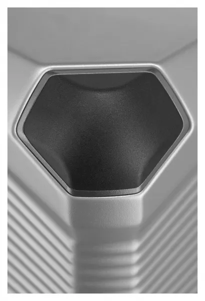 Malý škrupinový kufor Travelite Millennium S Silver