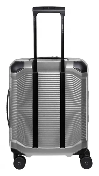 Malý škrupinový kufor Travelite Millennium S Silver