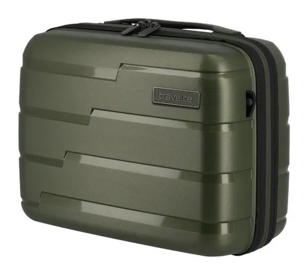 Kozmetický kufrík Travelite Air Base Beauty Case Olive