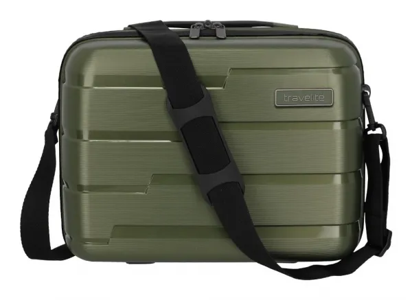 Kozmetický kufrík Travelite Air Base Beauty Case Olive