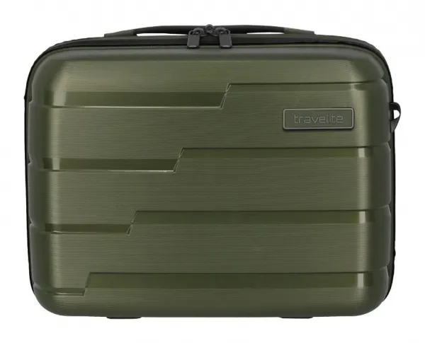 Kozmetický kufrík Travelite Air Base Beauty Case Olive