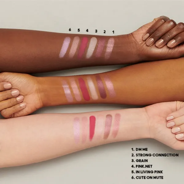 MAC Cosmetics Connect In Colour Eye Shadow Palette 6 shades paletka očných tieňov odtieň Rose Lens 6.25 g