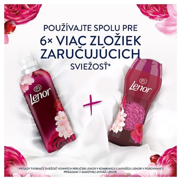Lenor Ruby Jasmine vonné perličky do práčky 195 g