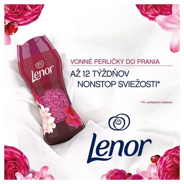 Lenor Ruby Jasmine vonné perličky do práčky 195 g
