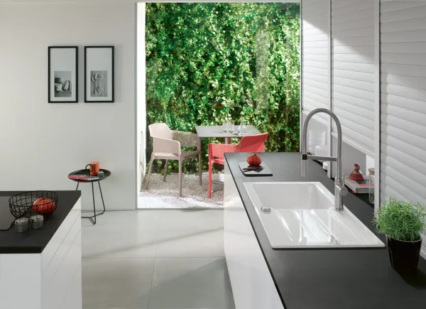 VILLEROY & BOCH VILLEROY & BOCH - Keramický drez Architectura 60 White alpin nástavný 1000 x 510 bez excentra 336001R1