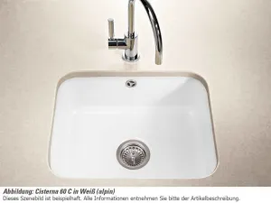 VILLEROY & BOCH VILLEROY & BOCH - Keramický drez Cisterna 60C chromit podstavný 550 x 440 bez excentra 670601J0