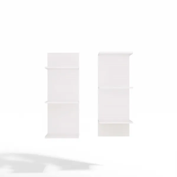 TP Living Regál FRAME 180 cm biely